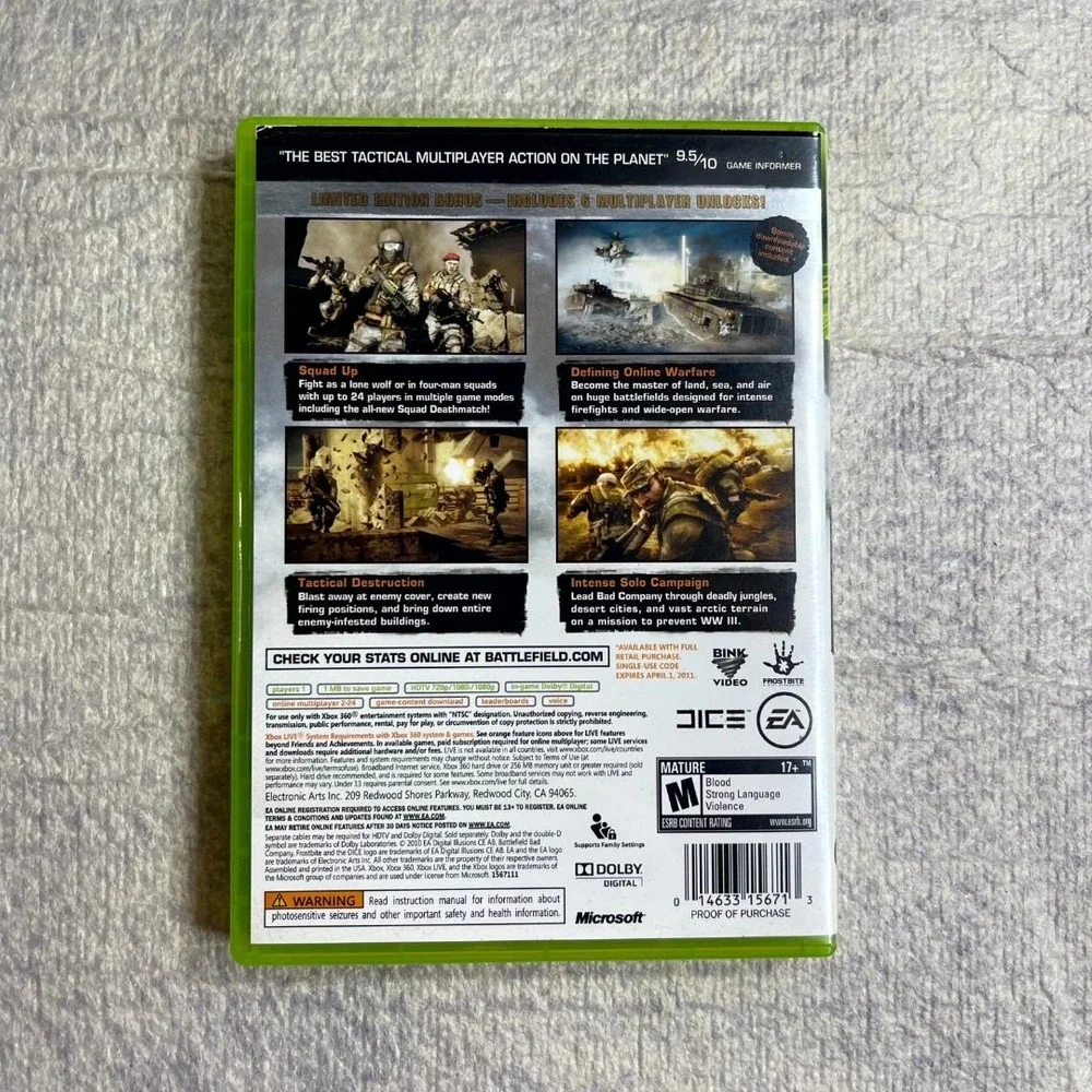 Battlefield for‎ Xbox 360